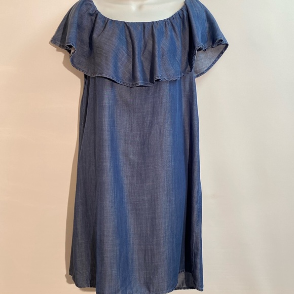 Lord & Taylor - denim look dress  Size S. petite - Picture 1 of 6